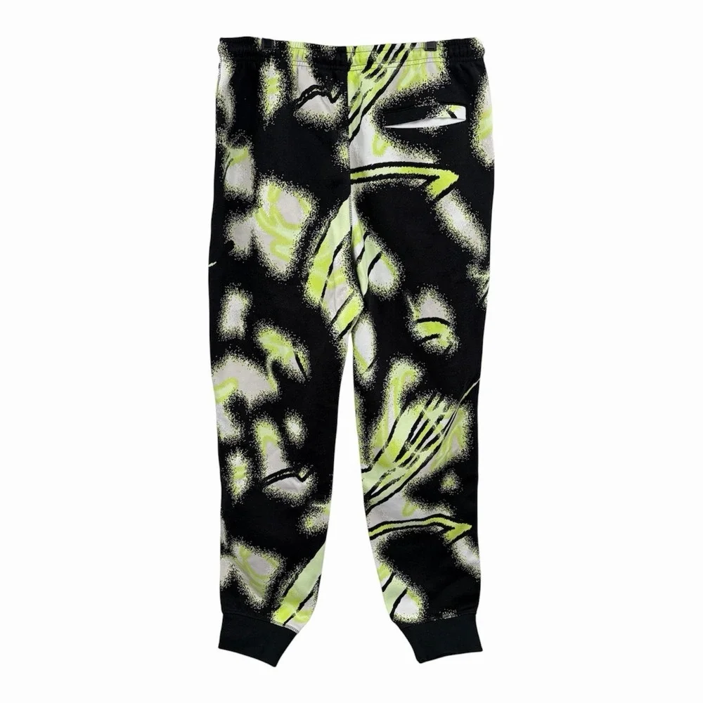 Nike Jordan JA Club Fleece Basketball Joggers Volt Men's Size L Tall HV3382-702